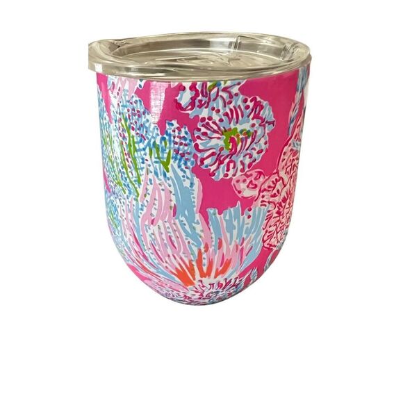 Lilly Pulitzer Insulated Stemless Tumbler cup - Picture 9 of 11